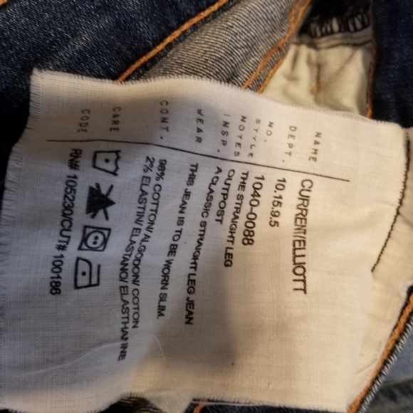 Current/Elliott The Straight Leg Jeans - Picture 8 of 8